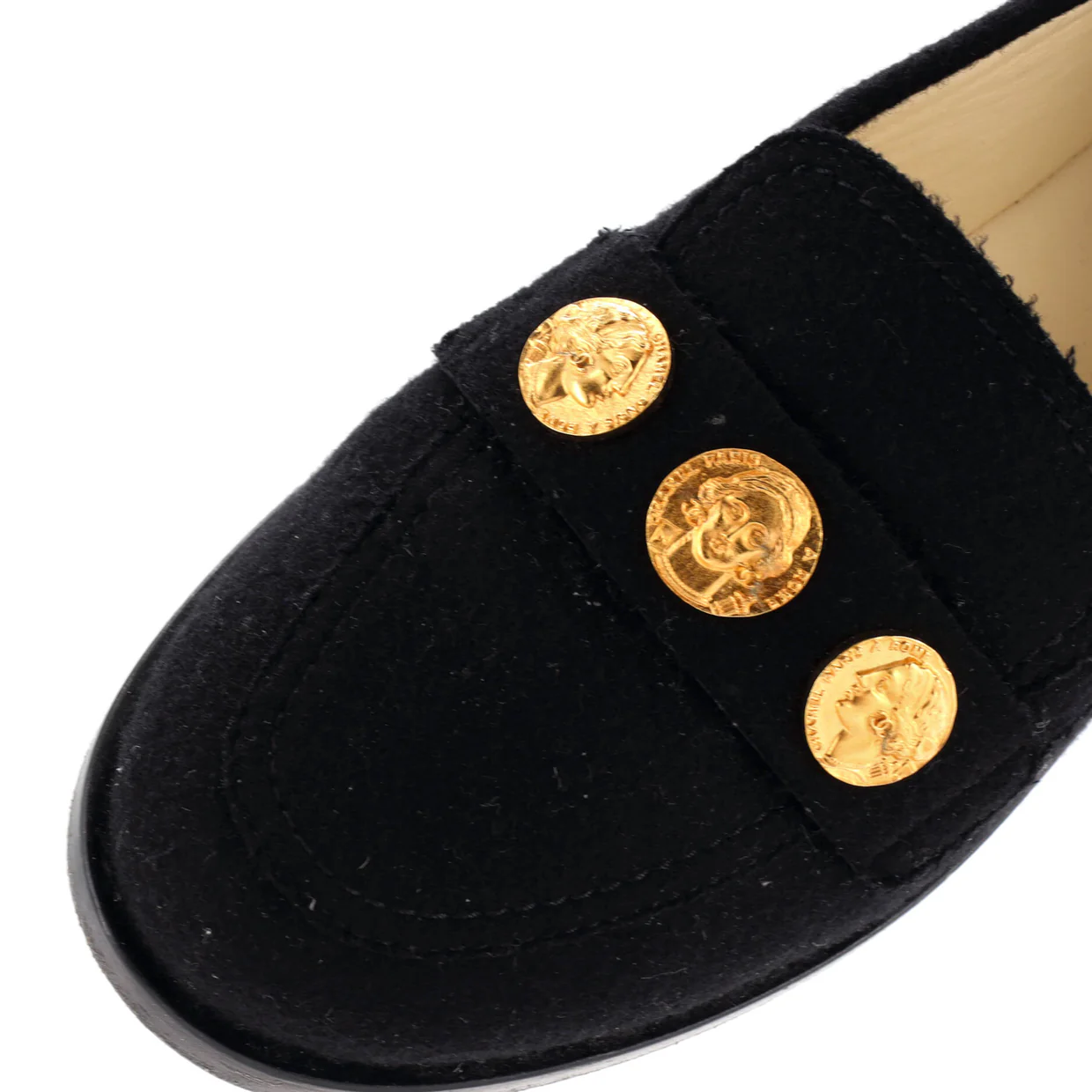 Women's Medallion Loafers Tweed - Deep Luxury