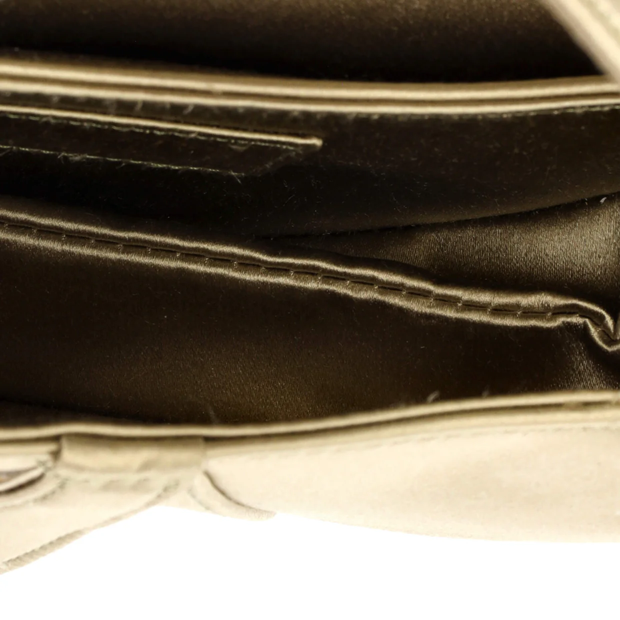 Saddle Handbag Satin with Crystals Mini - Deep Luxury