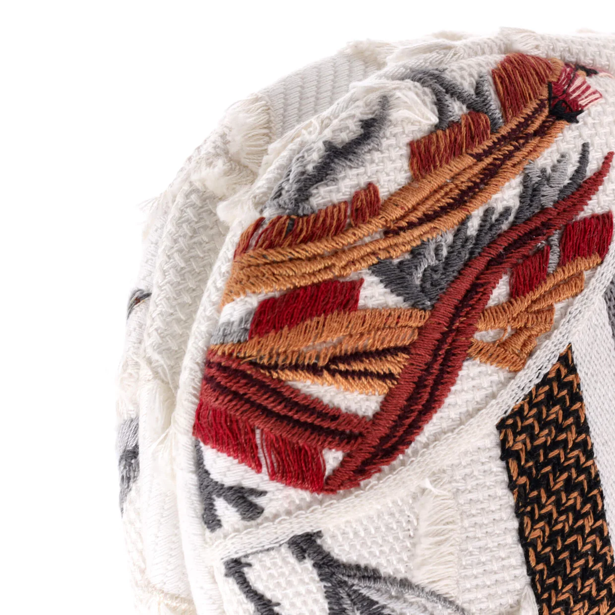 Saddle Bag Logo Embroidered Canvas Medium - Deep Luxury
