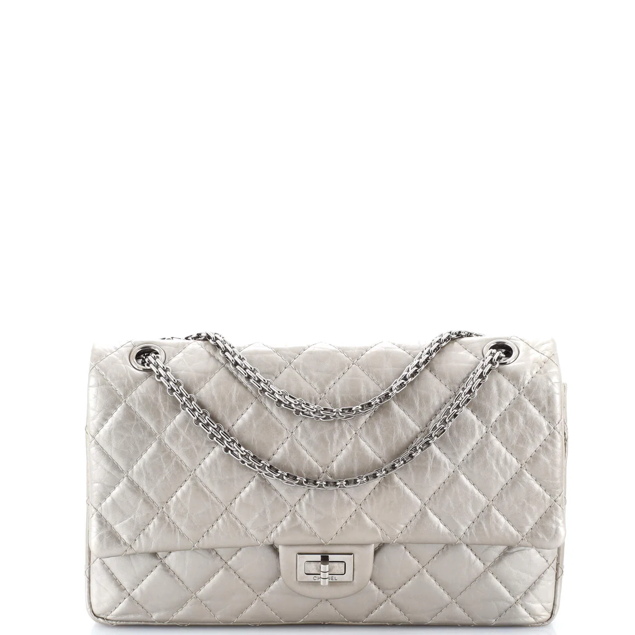 Reissue 2.55 Flap Bag Quilted Metallic Aged Calfskin 226 - Deep Luxury