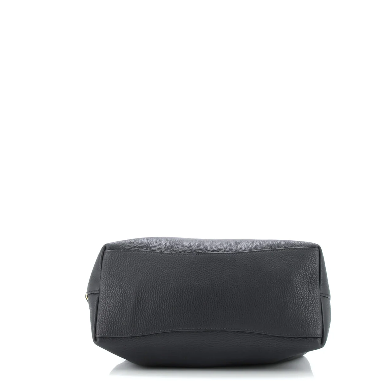 Logo Hobo Embossed Vitello Daino Large - Deep Luxury