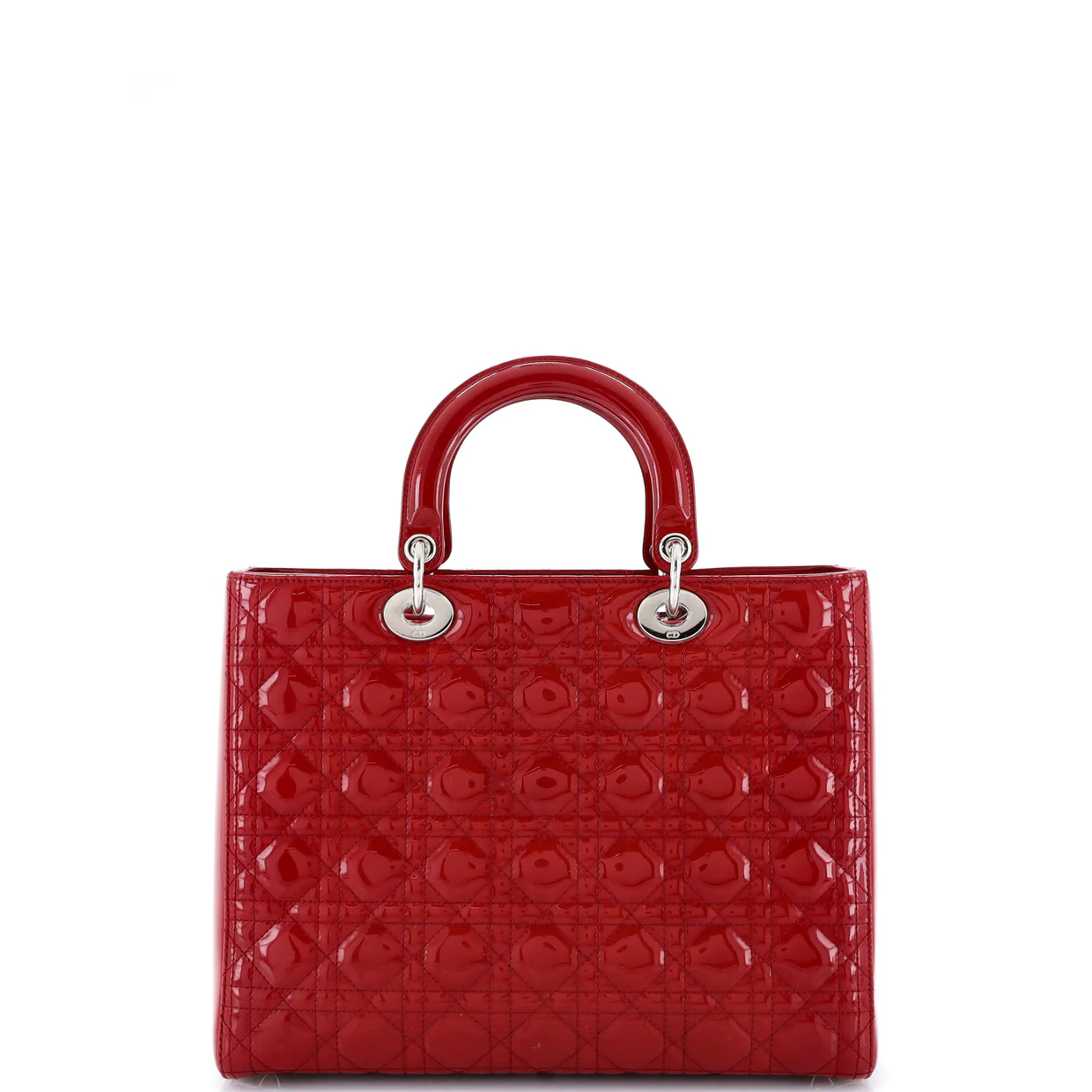 Lady Dior Bag Cannage Quilt Patent Large - Deep Luxury