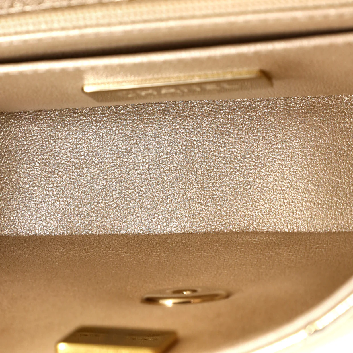 Classic Single Flap Bag with Star Coin Purse Quilted Metallic Leather Mini - Deep Luxury