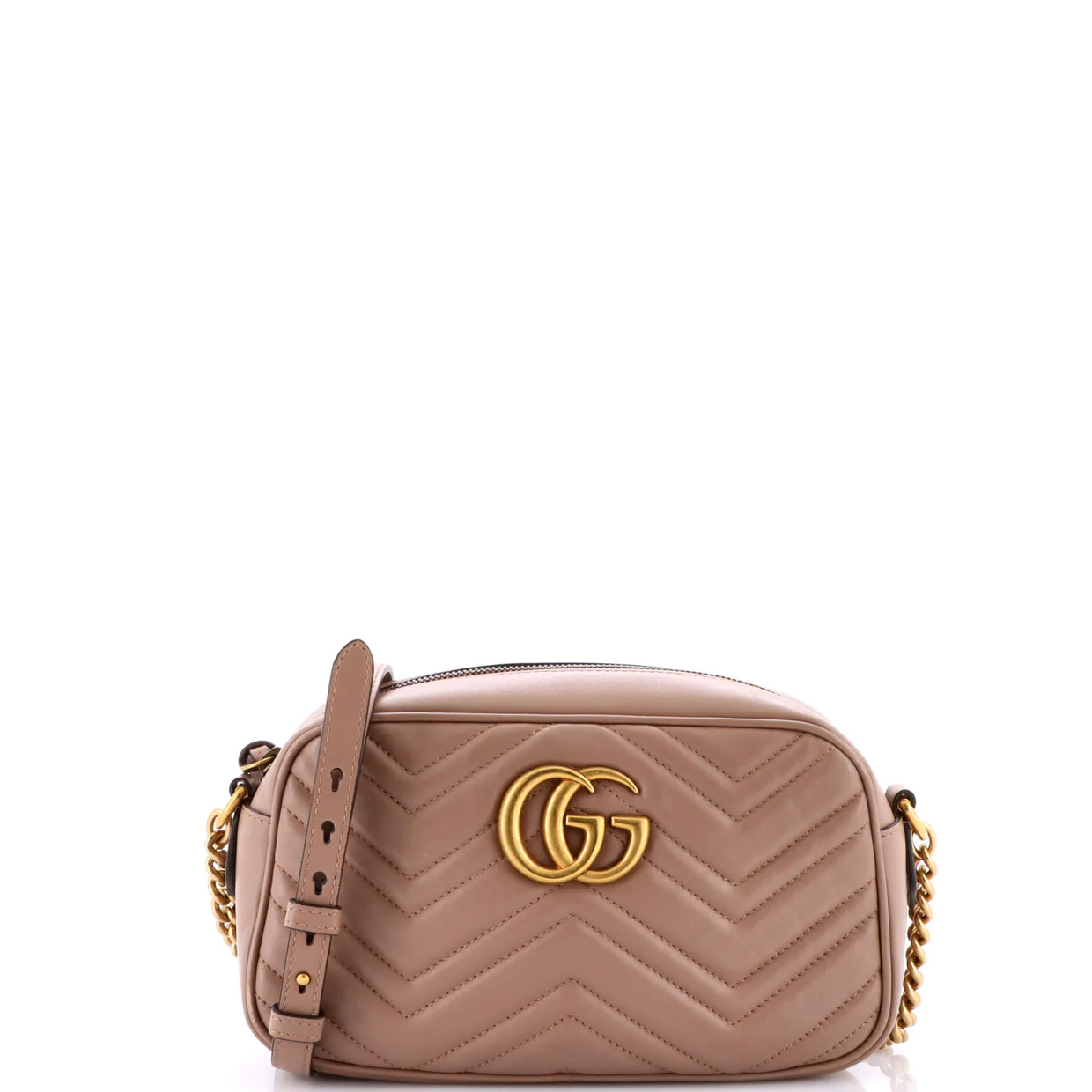 GG Marmont Shoulder Bag Matelasse Leather Small - Deep Luxury