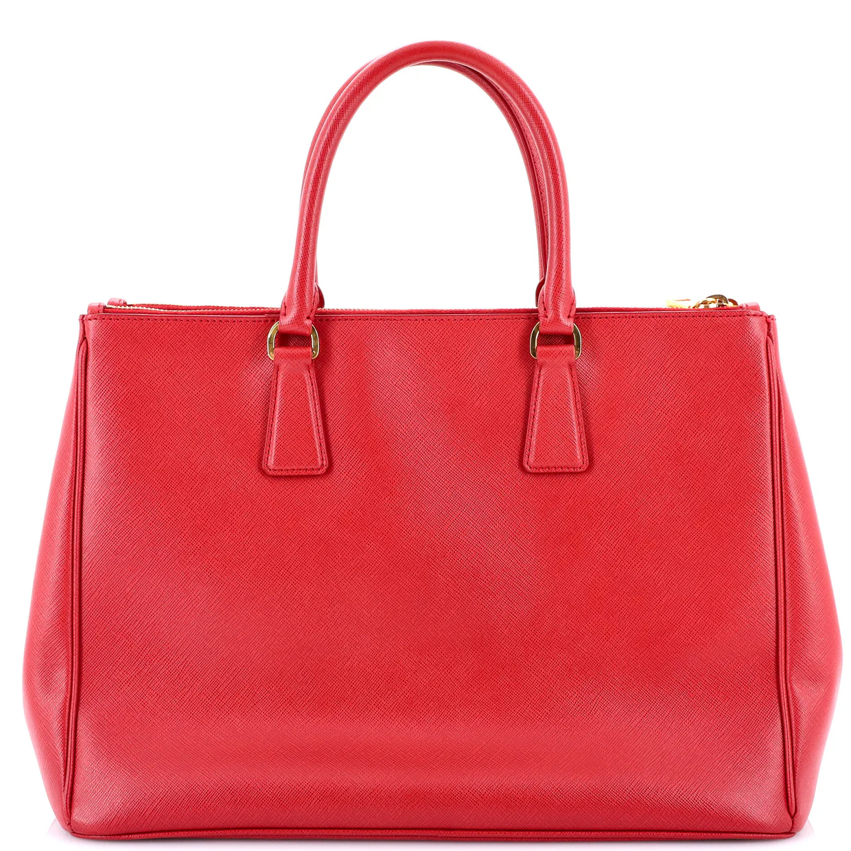 Double Zip Lux Tote Saffiano Leather Medium - Deep Luxury
