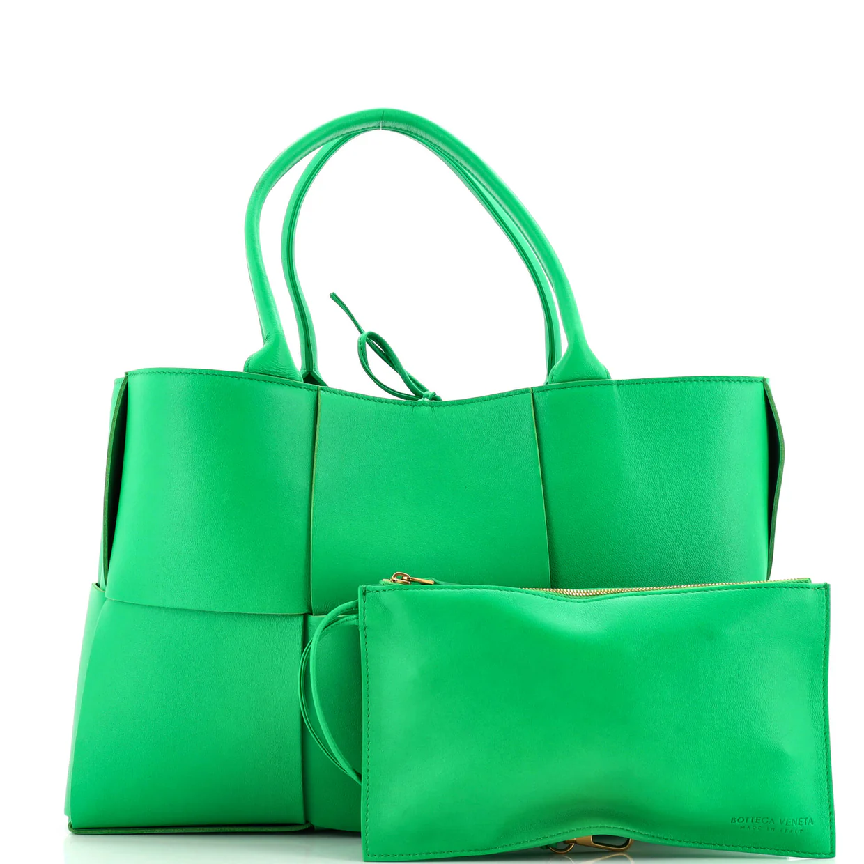 Arco Tote Maxi Intrecciato Leather Medium - Deep Luxury