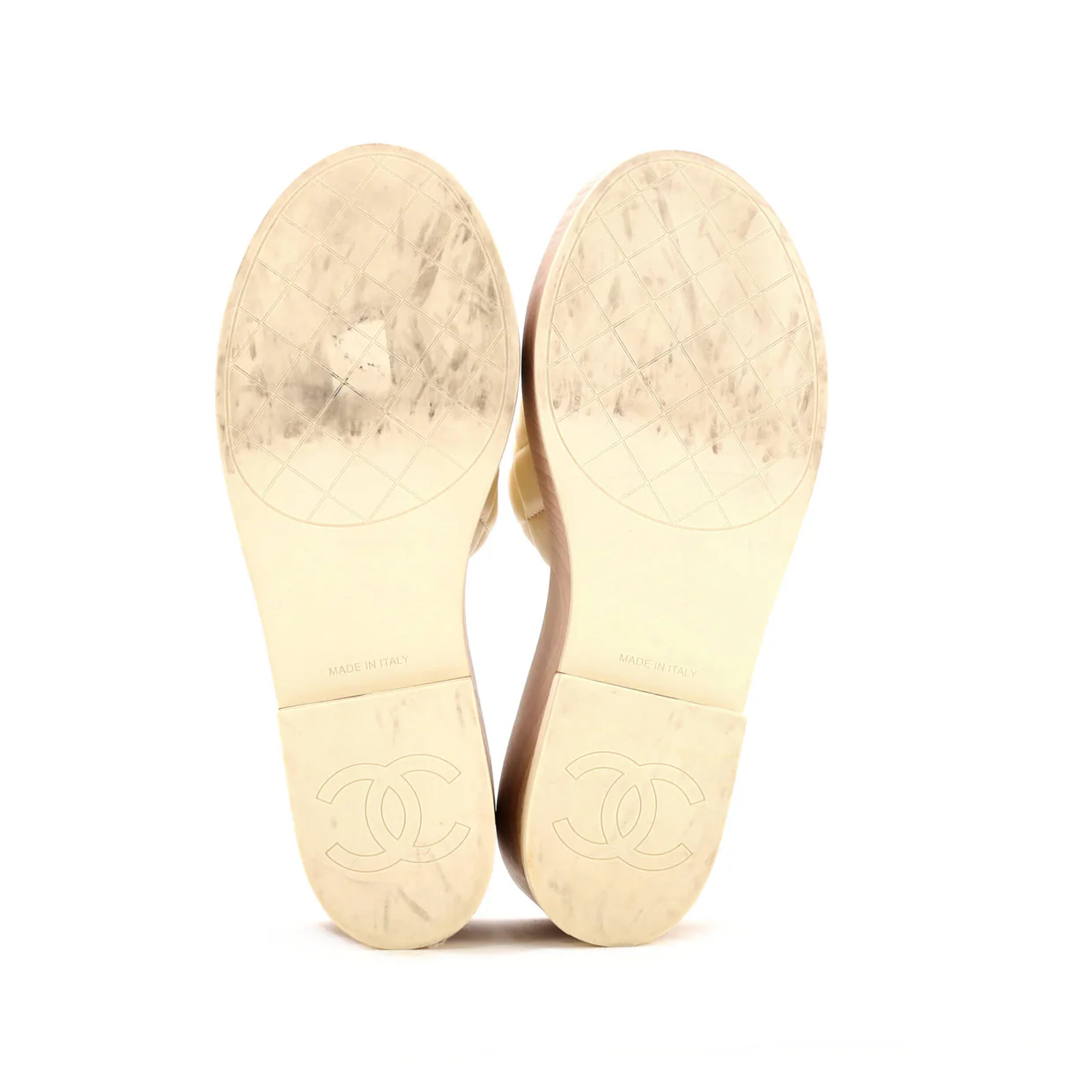 Women's Open Toe Platform Sandals Quilted Leather and Wood - Deep Luxury