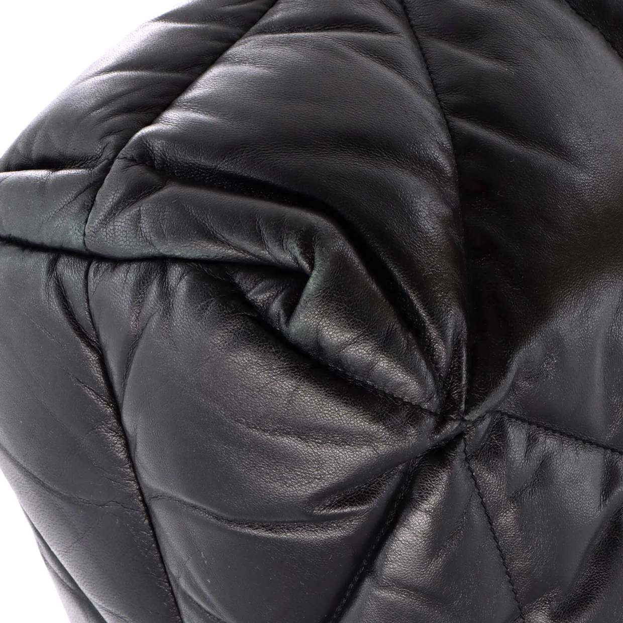Padded Tote Bag Quilted Nappa Leather Large - Deep Luxury