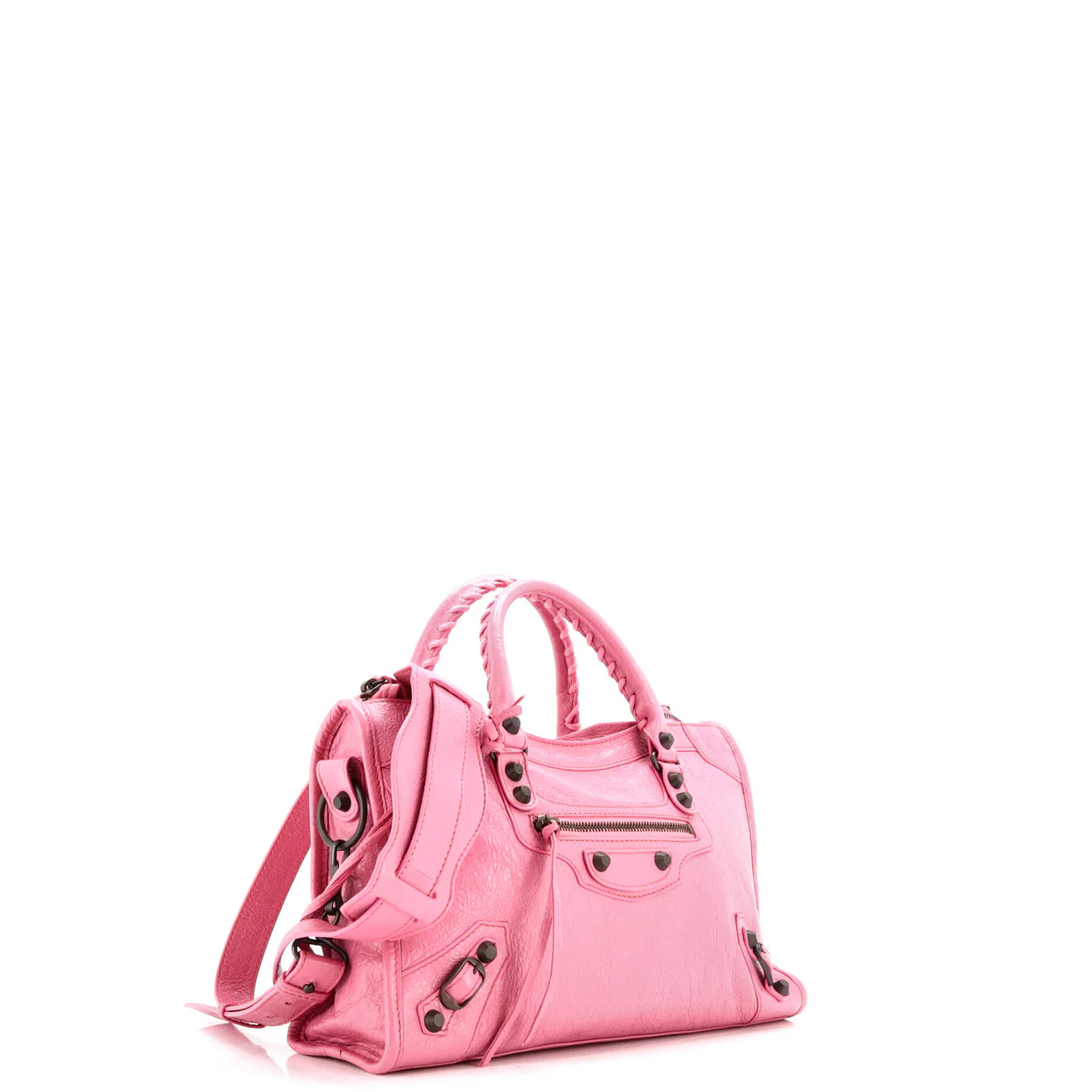 City Classic Studs Bag Leather Small - Deep Luxury