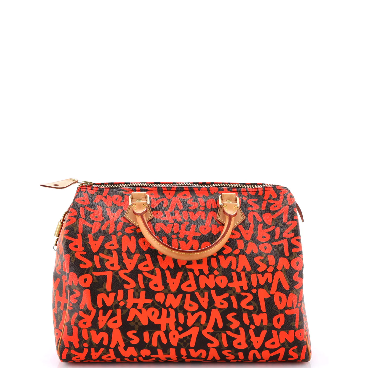 Speedy Handbag Limited Edition Monogram Graffiti 30 - Deep Luxury