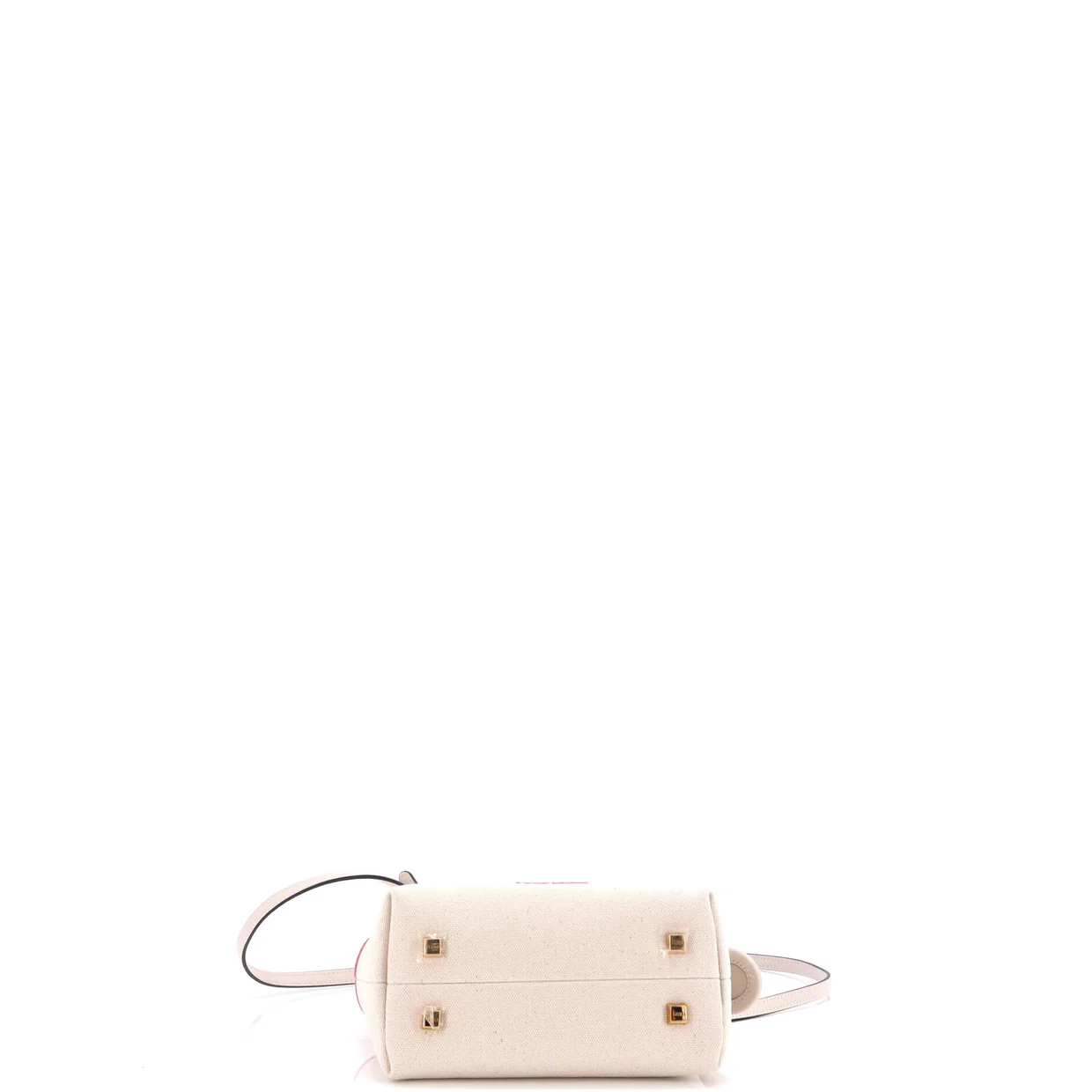 Logo By The Way Top Handle Bag Embroidered Canvas Mini - Deep Luxury