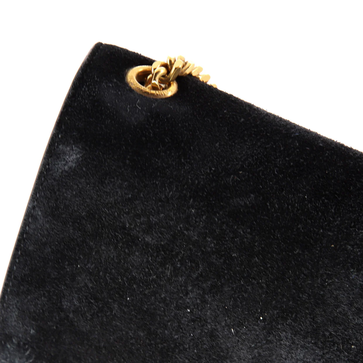 Classic Monogram Tassel Crossbody Bag Suede Small - Deep Luxury