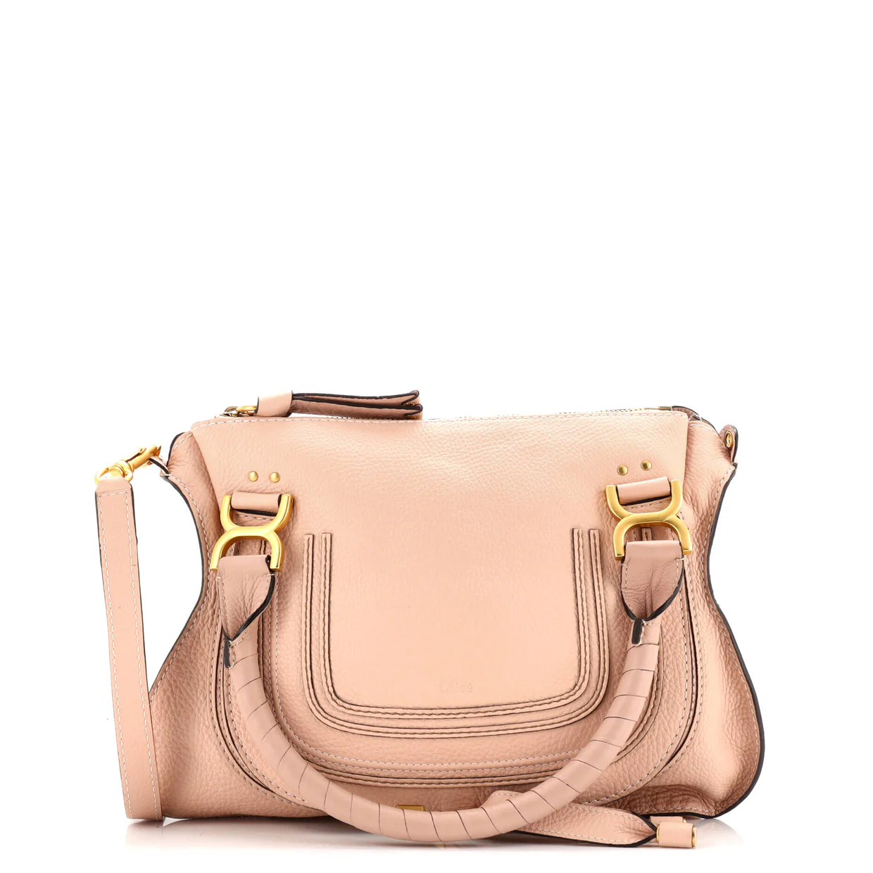 Marcie Satchel Leather Medium - Deep Luxury