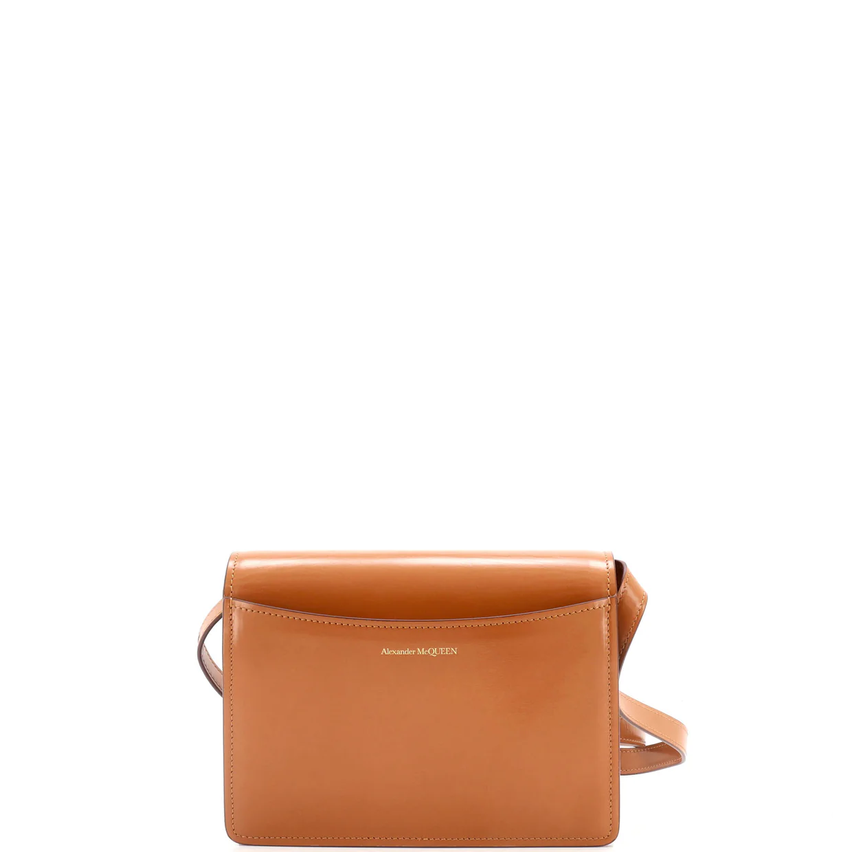 Four Ring Flap Shoulder Bag Leather Small - Deep Luxury