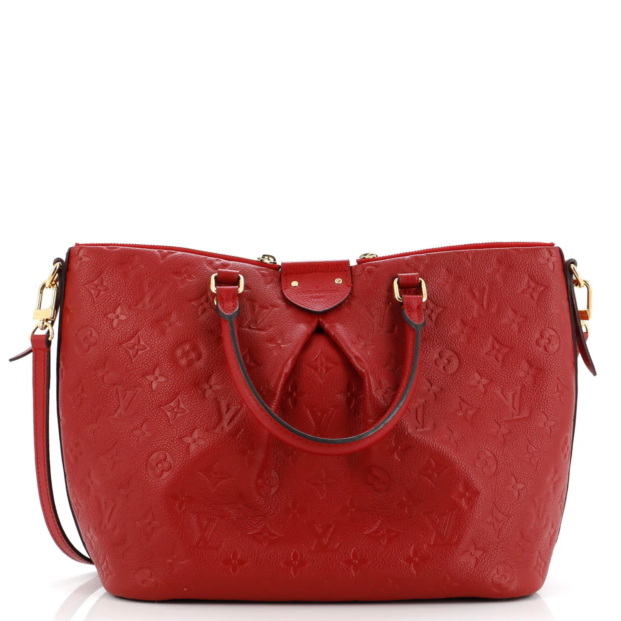 Mazarine Handbag Monogram Empreinte Leather MM - Deep Luxury