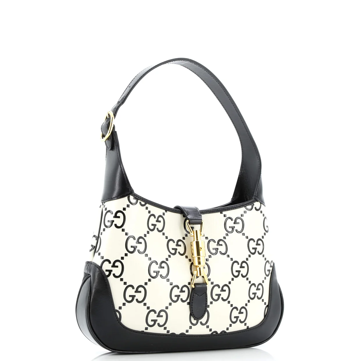 Jackie 1961 Hobo GG Embossed Leather Small - Deep Luxury