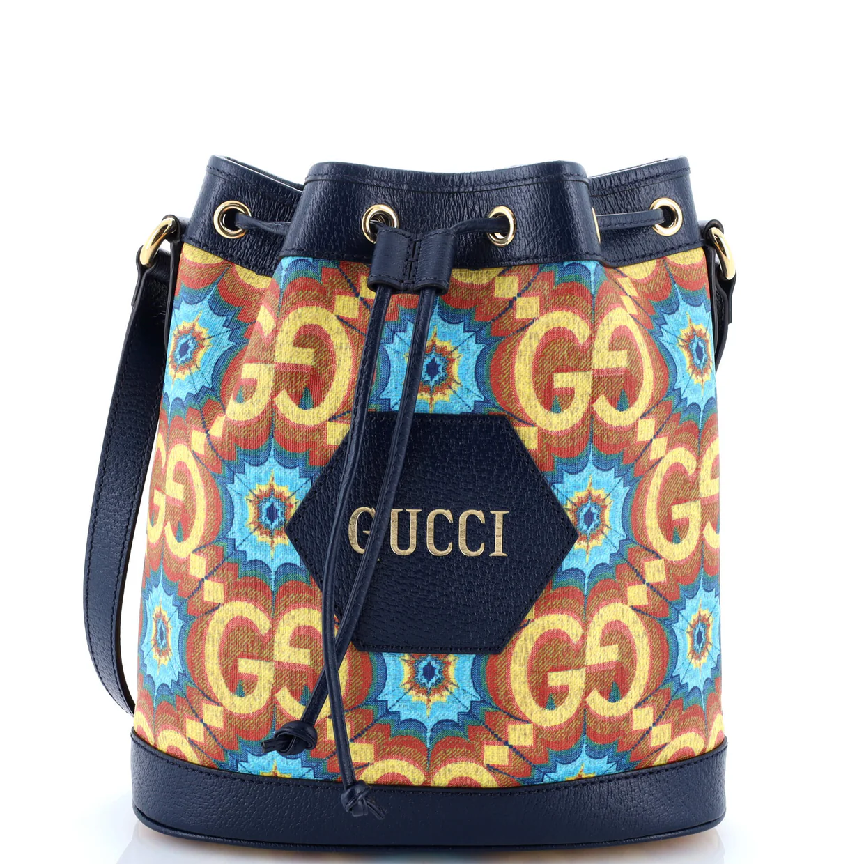 100 Ophidia Bucket Bag Limited Edition Coated Canvas - Deep Luxury
