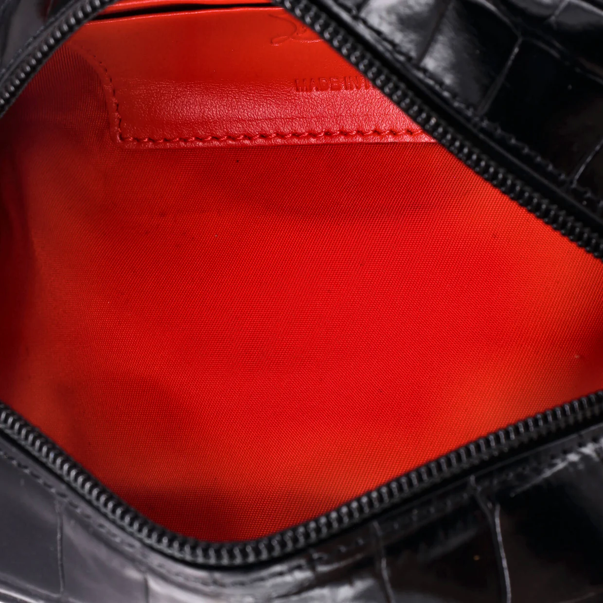 Blaster Waist Bag Alligator Embossed Calfskin - Deep Luxury