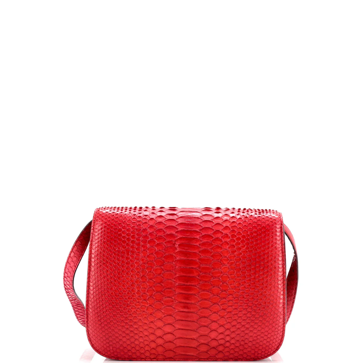 Classic Box Bag Python Medium - Deep Luxury