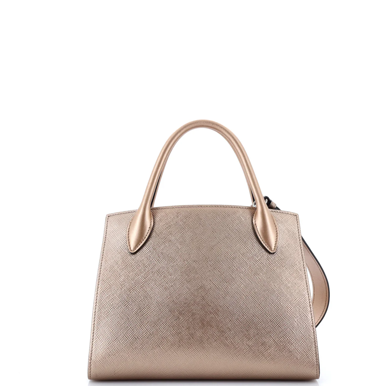 Monochrome Tote Saffiano with City Calf Small - Deep Luxury