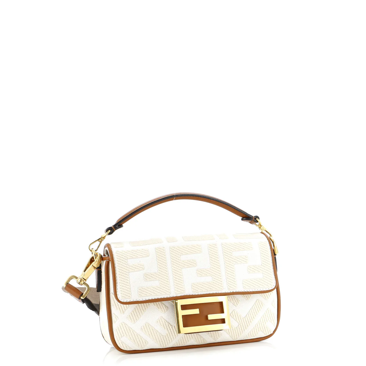 Baguette NM Bag Zucca Embroidered Canvas Mini - Deep Luxury