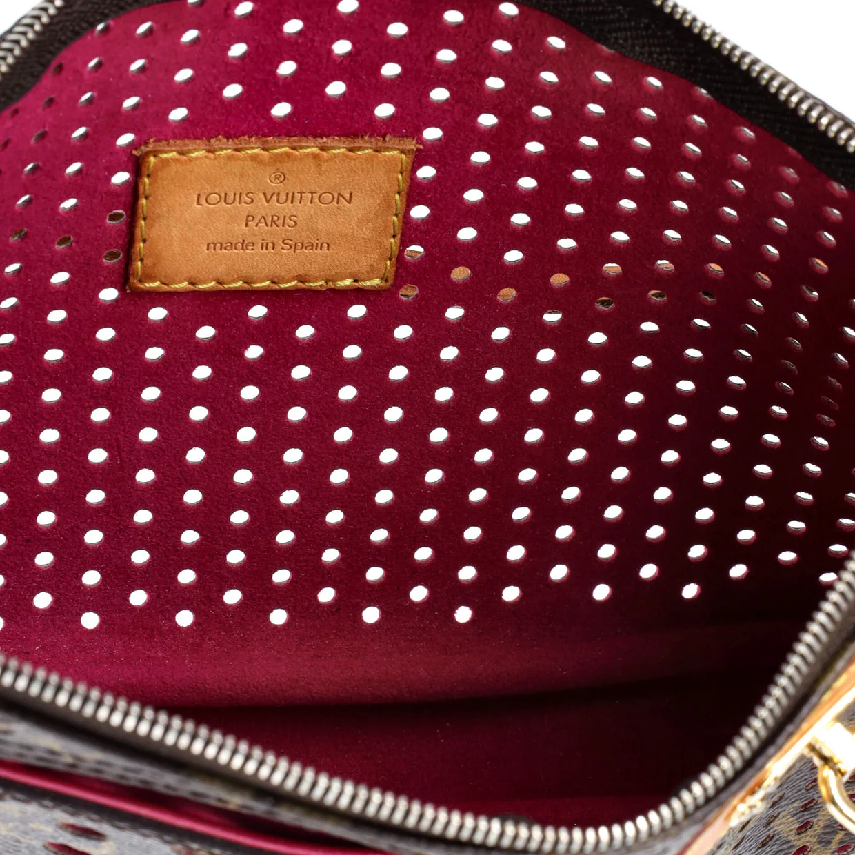 Pochette Accessoires Perforated Monogram Canvas - Deep Luxury