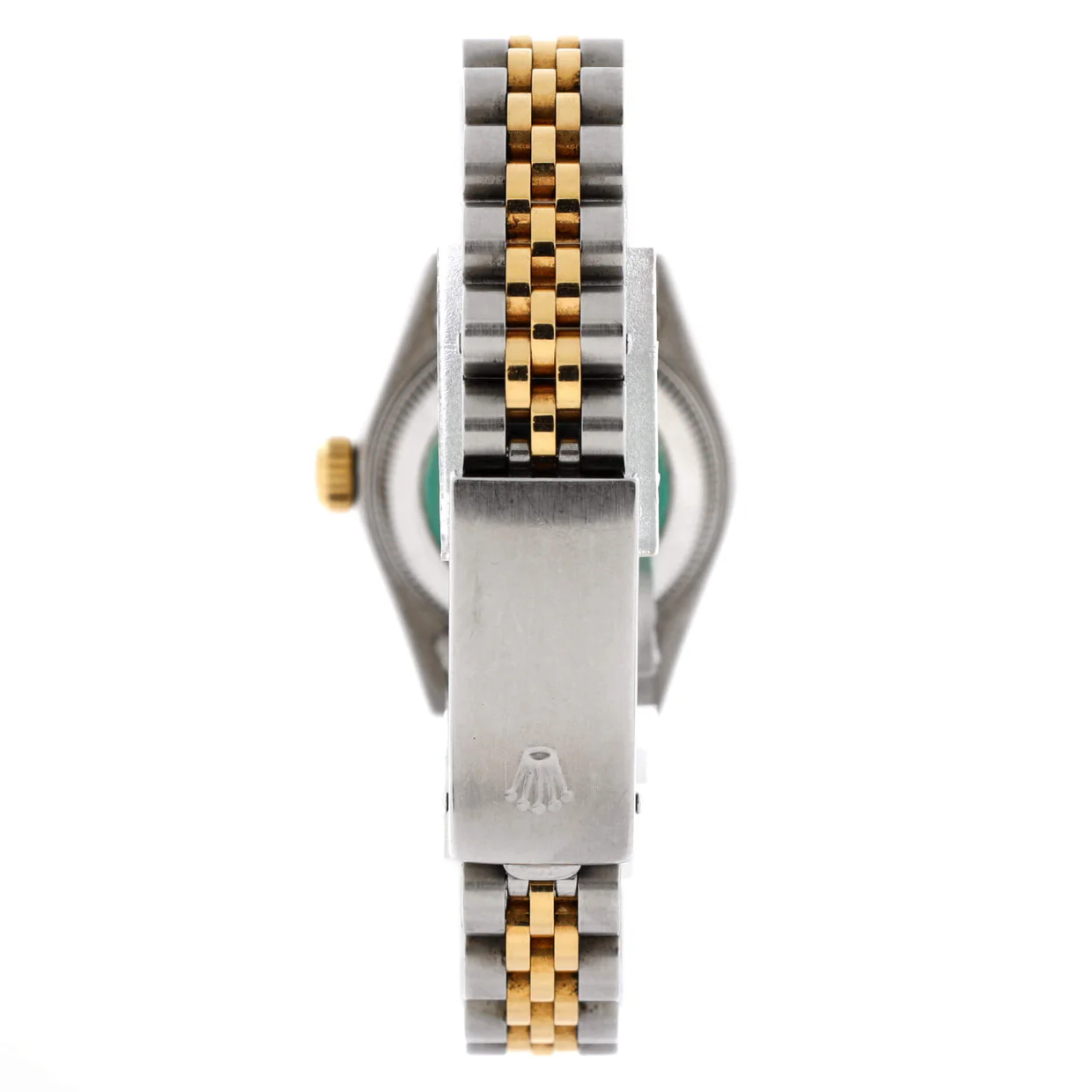 Oyster Perpetual Datejust Automatic Watch Stainless Steel and Yellow Gold with Diamond Markers 26 - Deep Luxury