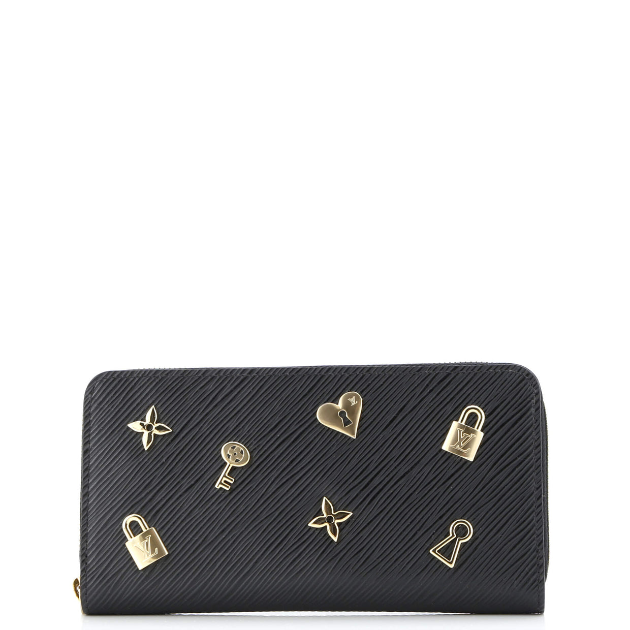 Zippy Wallet Love Lock Epi Leather - Deep Luxury