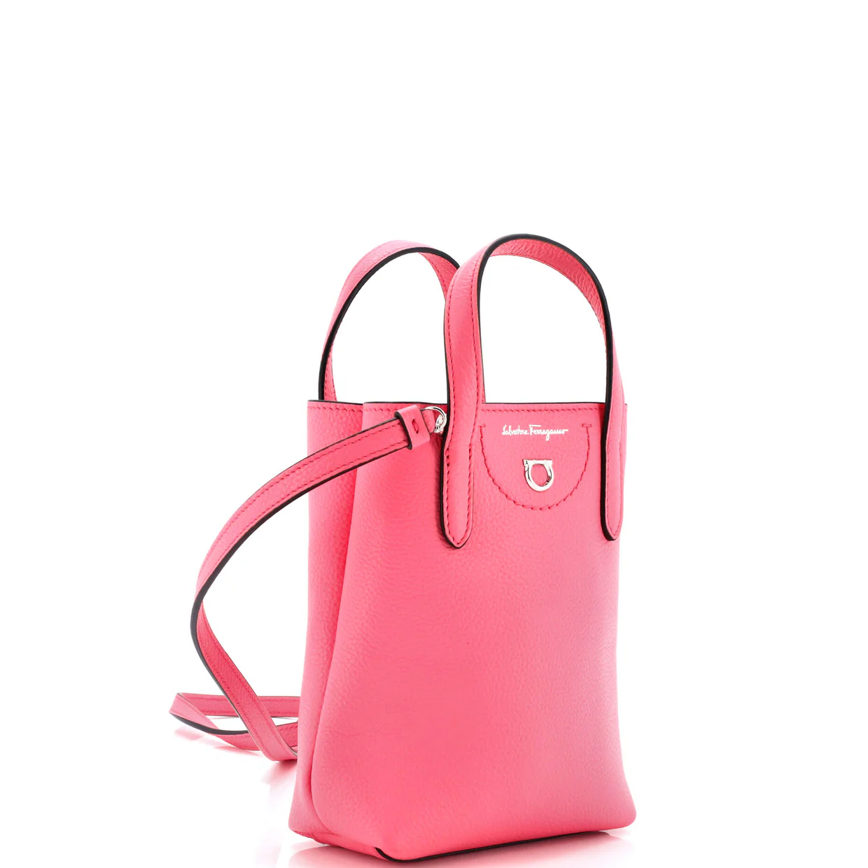 Gancini Tote Leather Mini - Deep Luxury