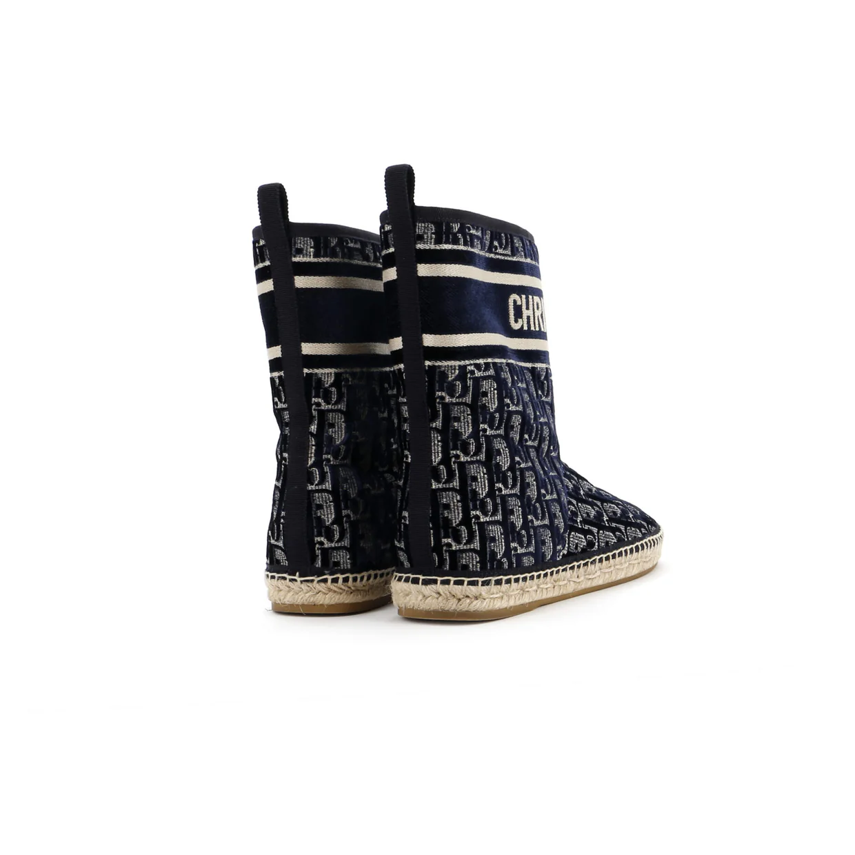 Women's Granville Espadrille Boots Velvet Oblique - Deep Luxury