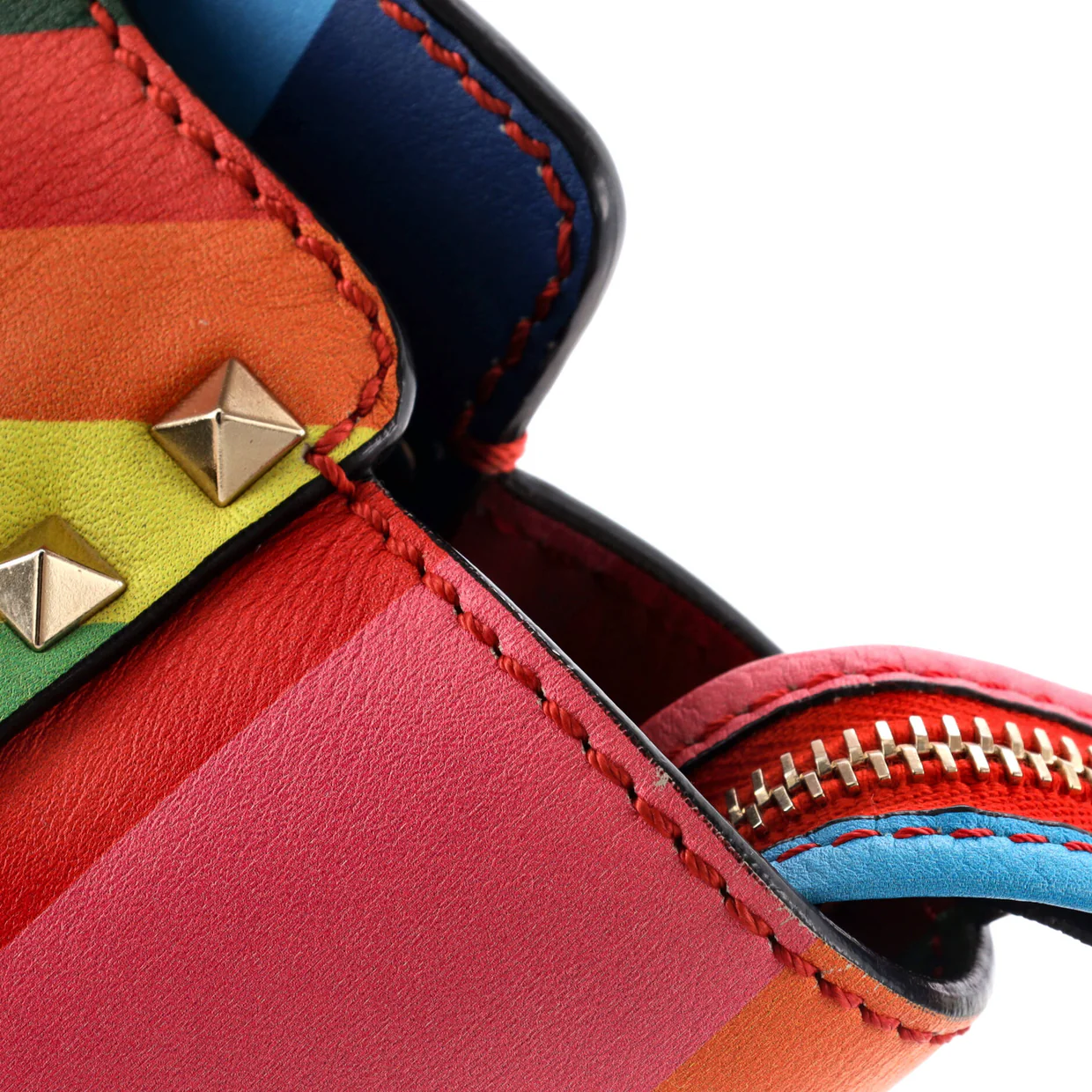 1973 Rockstud Tote Rigid Leather Mini - Deep Luxury