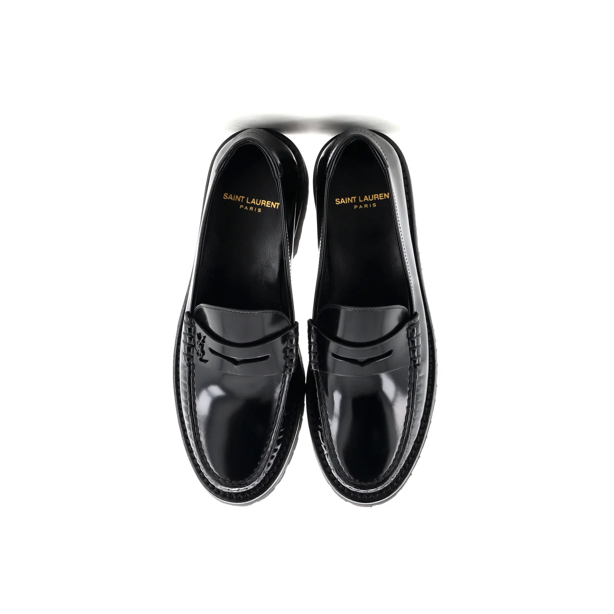 Women's Le Monogram Penny Loafers Leather - Deep Luxury