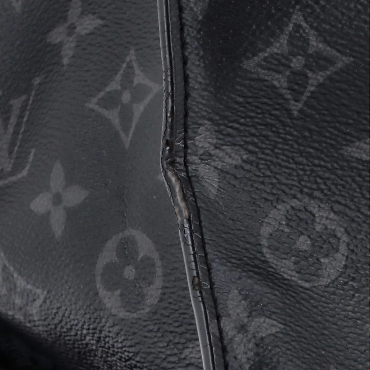 North South Tote Monogram Eclipse Split Canvas - Deep Luxury