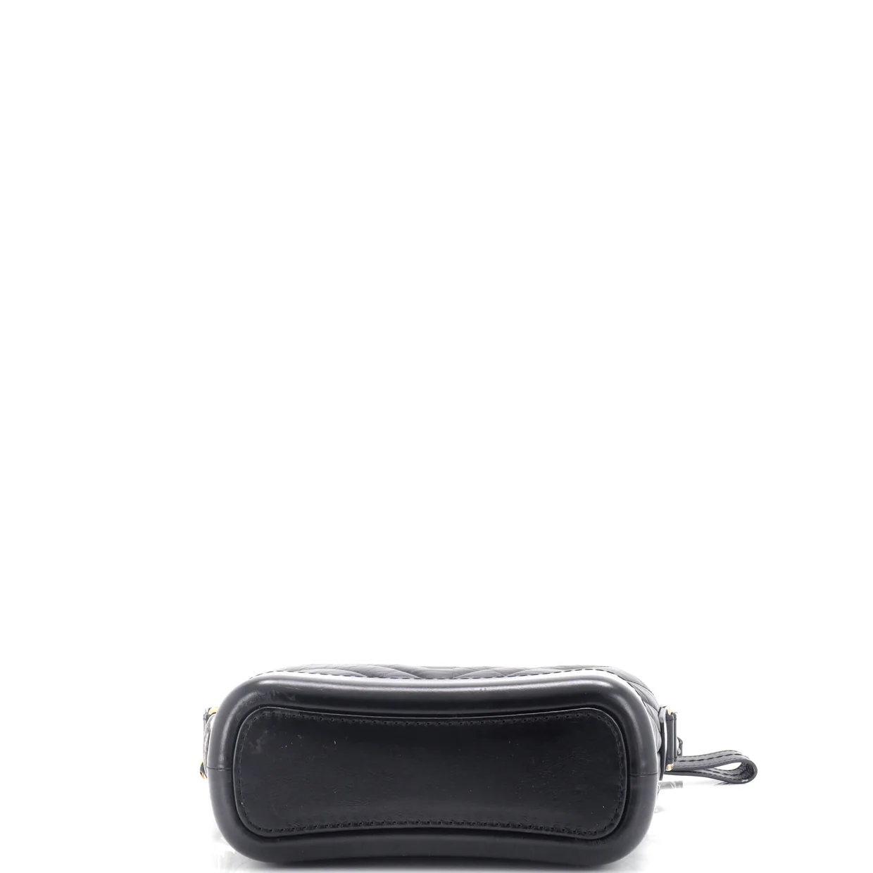 Gabrielle Hobo Chevron Aged Calfskin Small - Deep Luxury