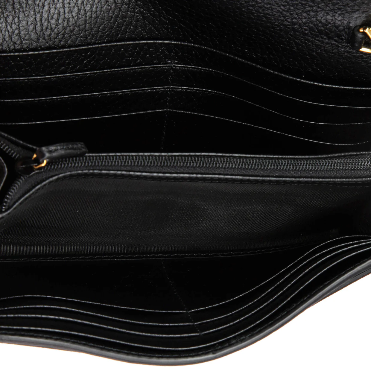 GG Marmont Continental Chain Wallet GG Coated Canvas and Leather - Deep Luxury