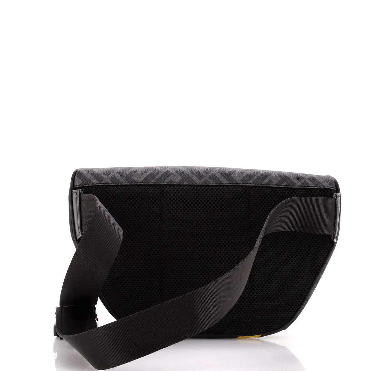 Zip Belt Bag Zucca Coated Canvas and Leather - Deep Luxury