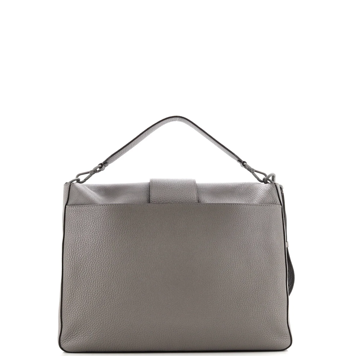 Baguette Flap Messenger Bag Leather Large - Deep Luxury