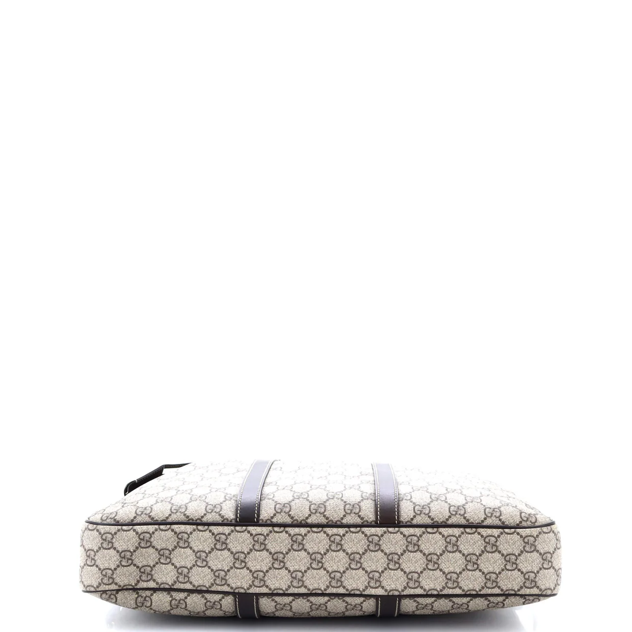 Convertible Briefcase GG Coated Canvas with Leather Large - Deep Luxury