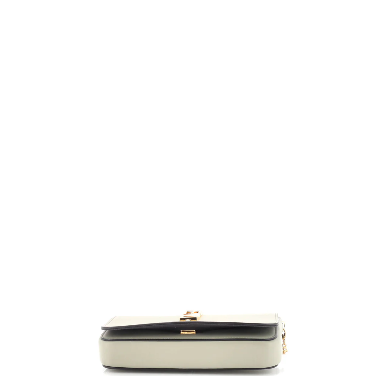 Fendigraphy Wallet On Chain Leather - Deep Luxury