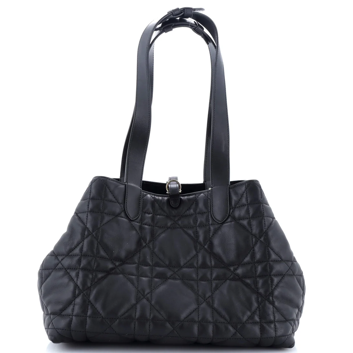 Toujours Tote Bag Macrocannage Quilt Calfskin Medium - Deep Luxury