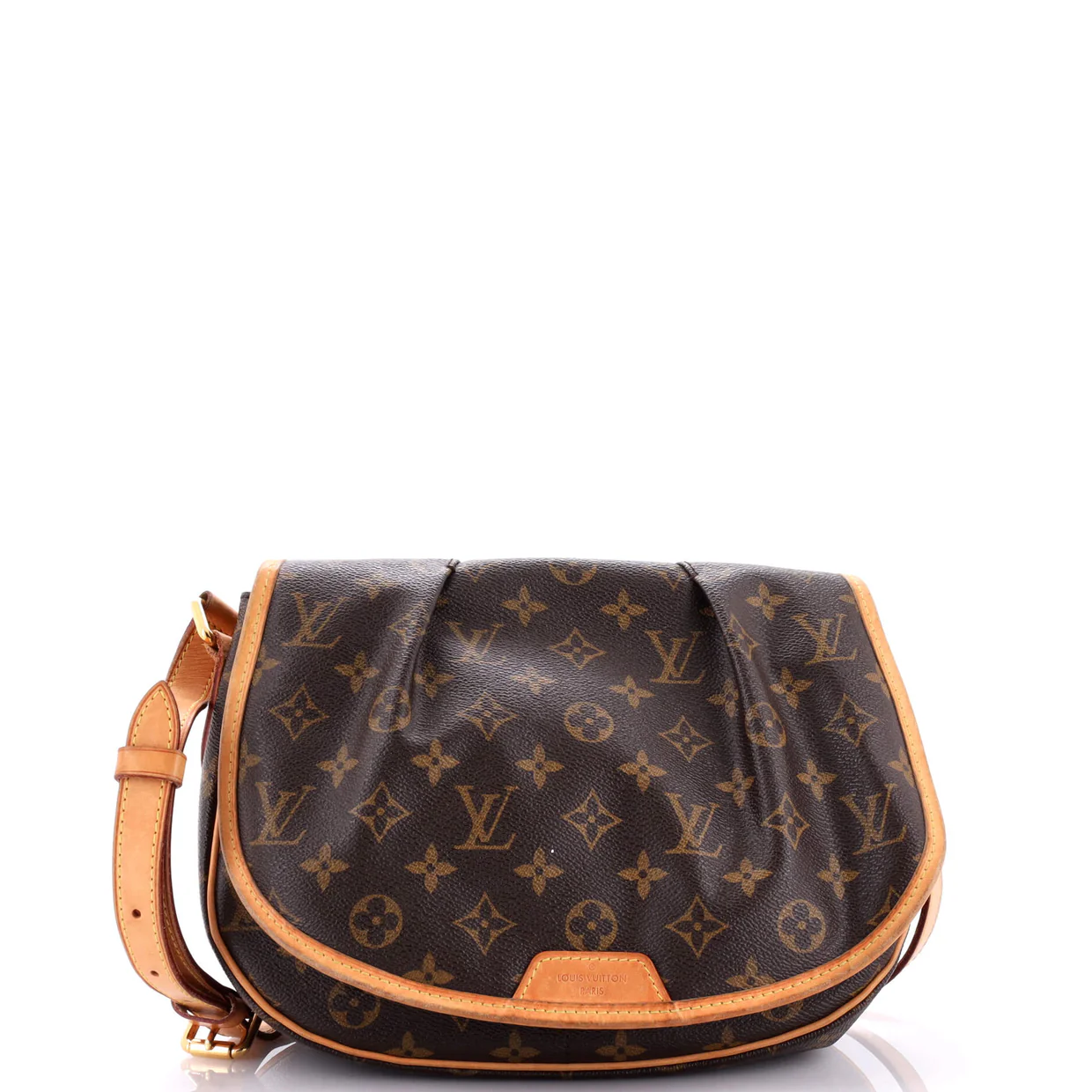 Menilmontant Handbag Monogram Canvas PM - Deep Luxury