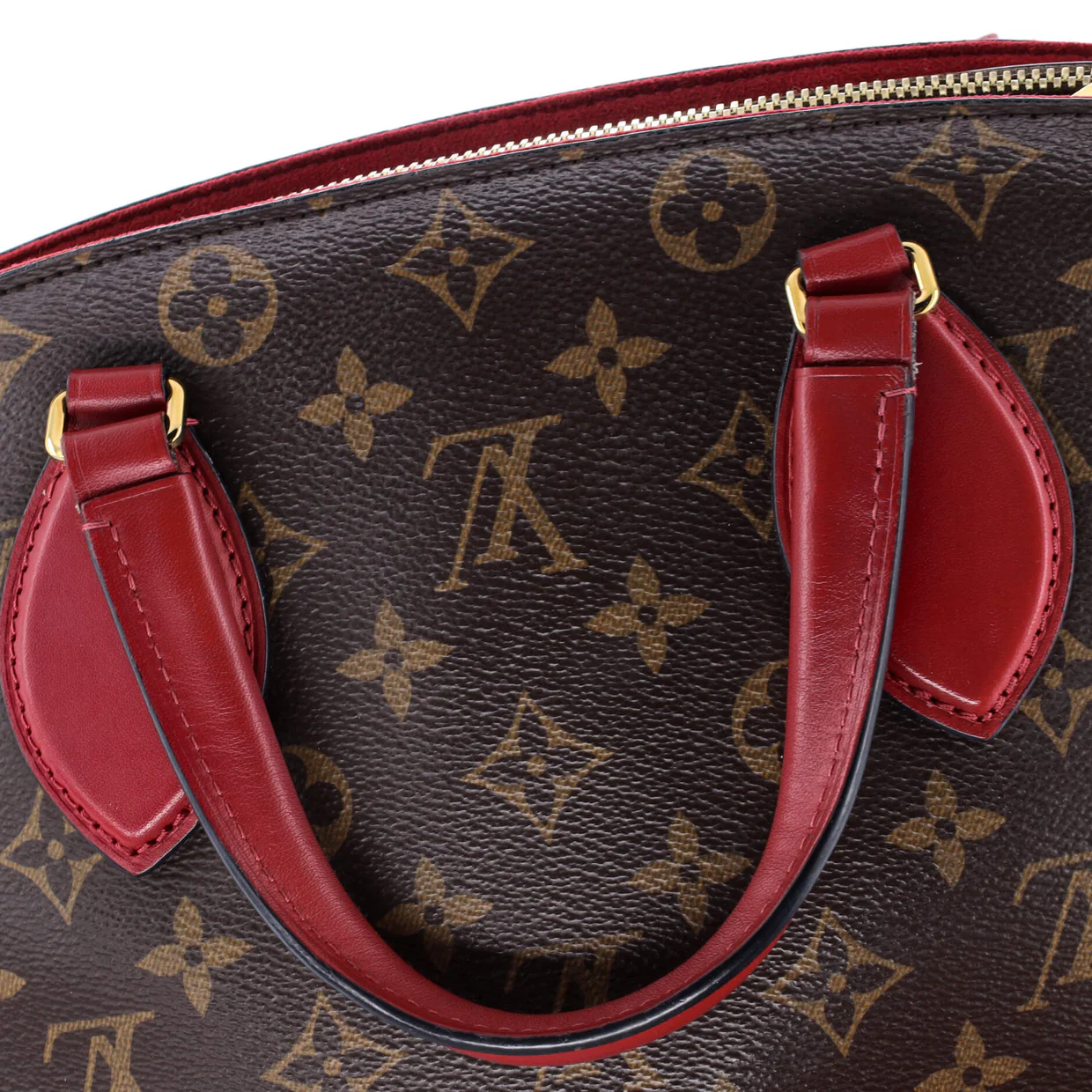 Flower Zipped Tote Monogram Canvas PM - Deep Luxury