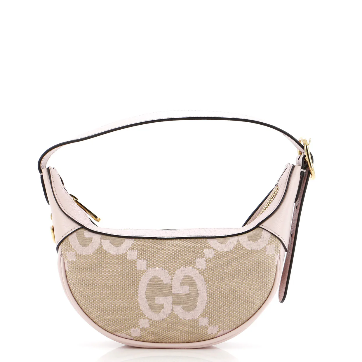 Ophidia Zip Hobo Jumbo GG Canvas with Leather Mini - Deep Luxury