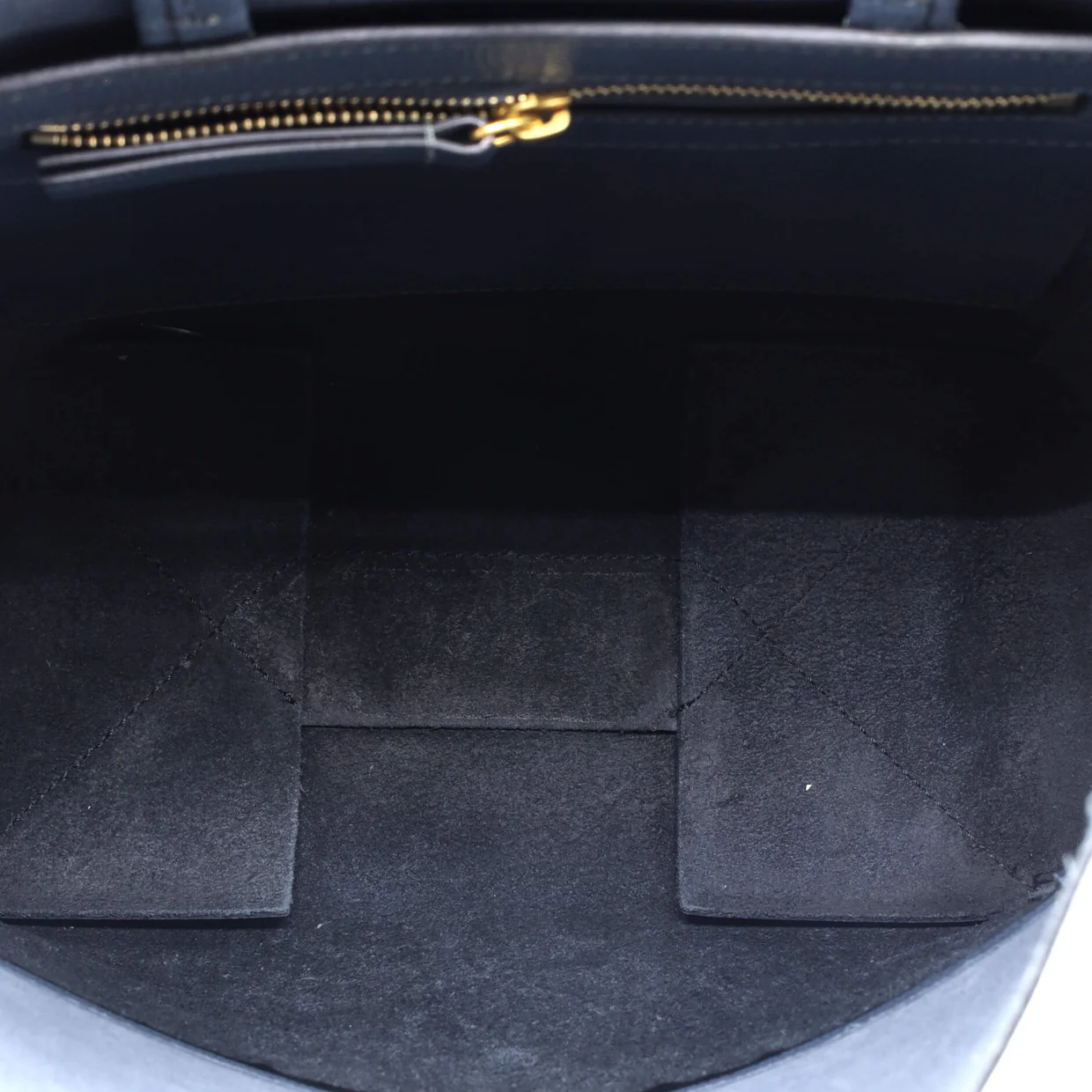 Vertical Bi-Cabas Tote Grained Calfskin Small - Deep Luxury