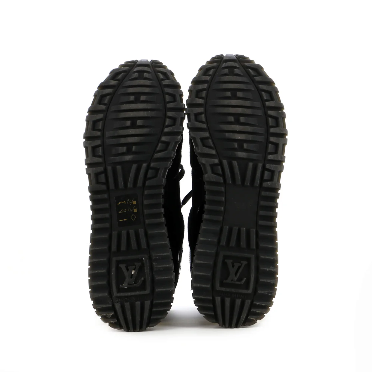 Women's Run Away Sneakers Mesh with Monogram Canvas and Suede - Deep Luxury