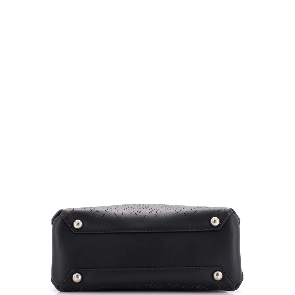 Banner NM Tote Perforated Leather Small - Deep Luxury