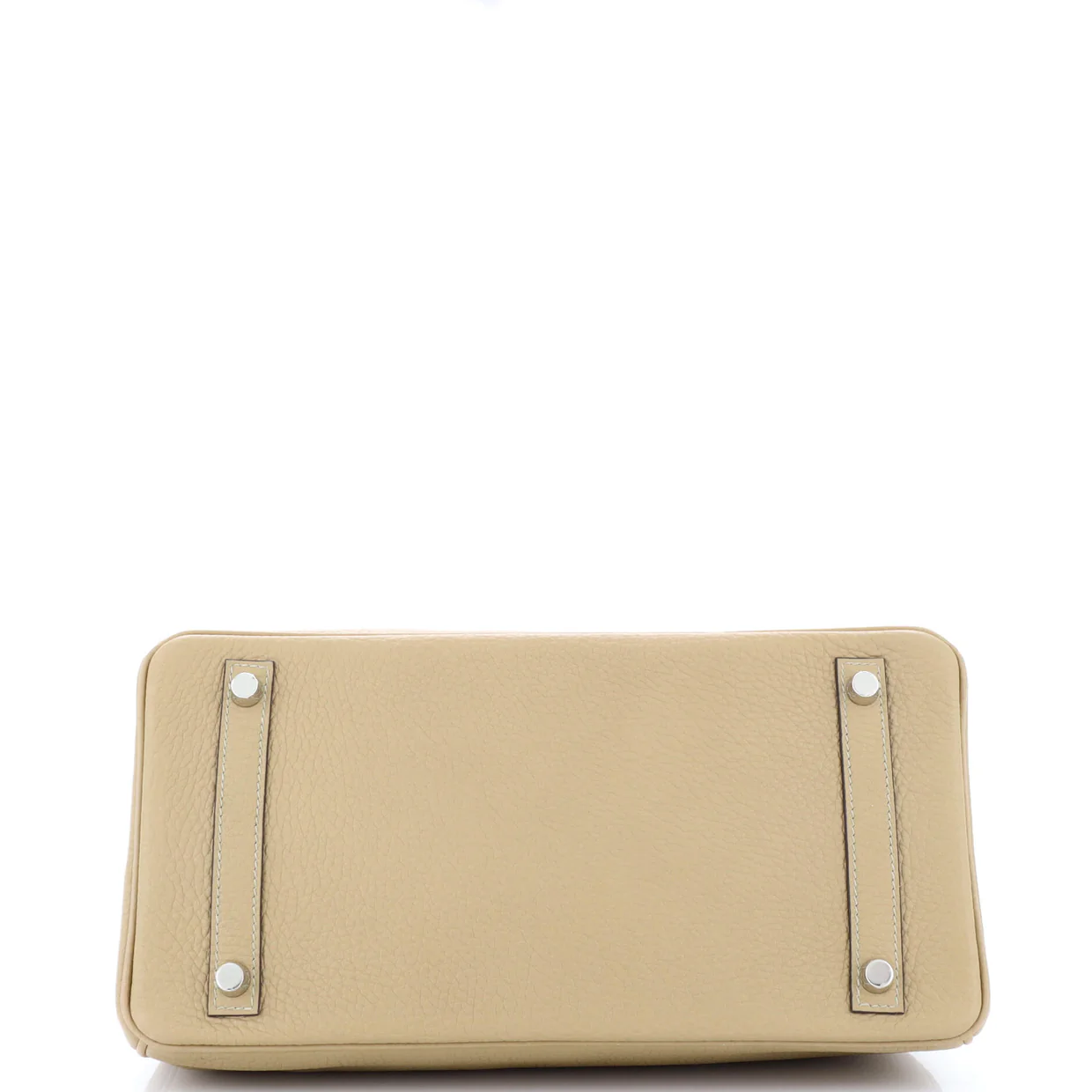 Birkin Handbag Light Clemence with Palladium Hardware 30 - Deep Luxury