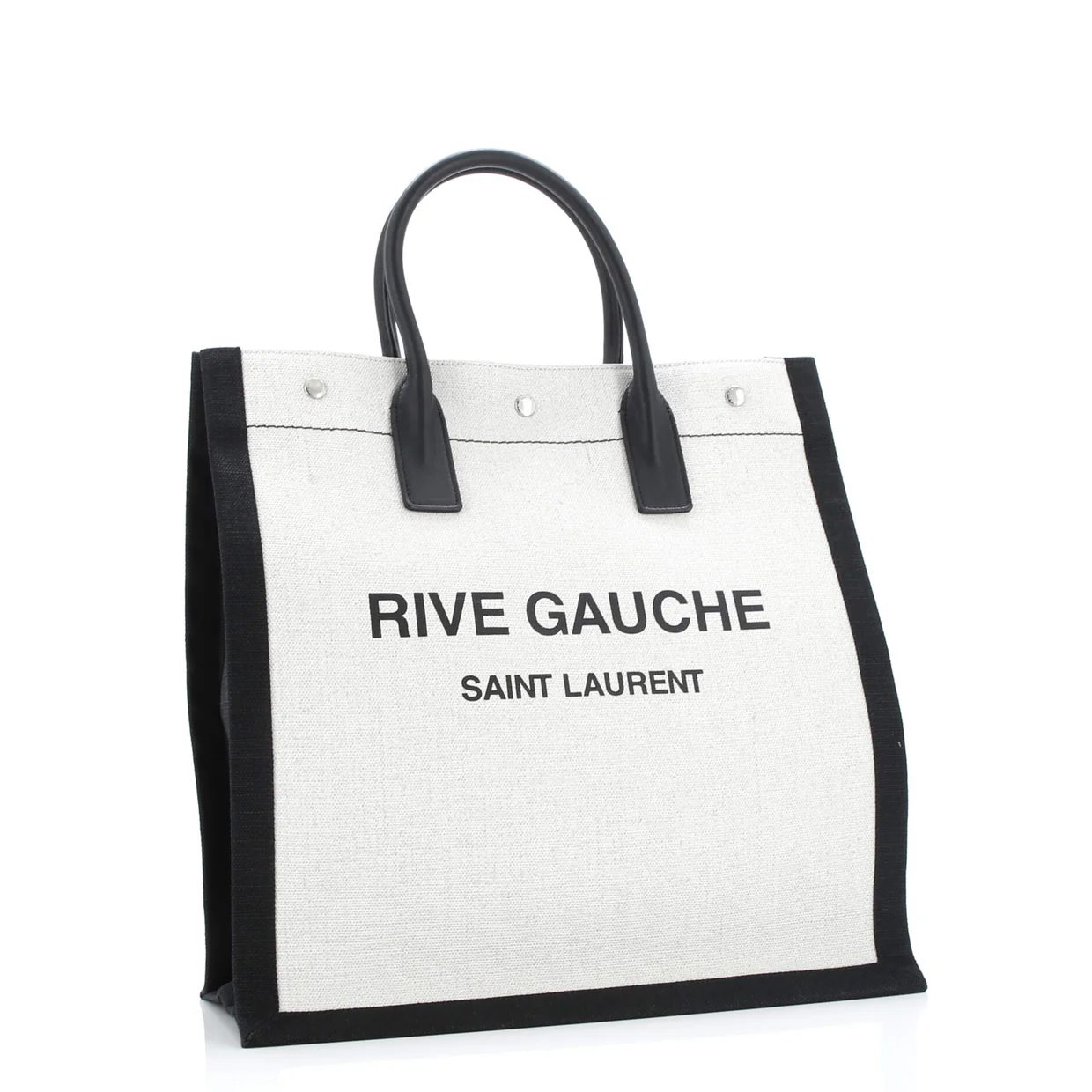 Rive Gauche Shopper Tote Canvas Tall - Deep Luxury