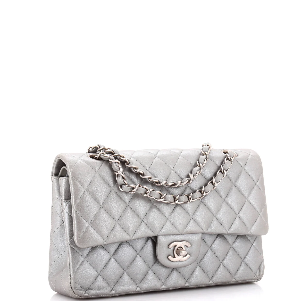 Classic Double Flap Bag Quilted Lambskin Medium - Deep Luxury