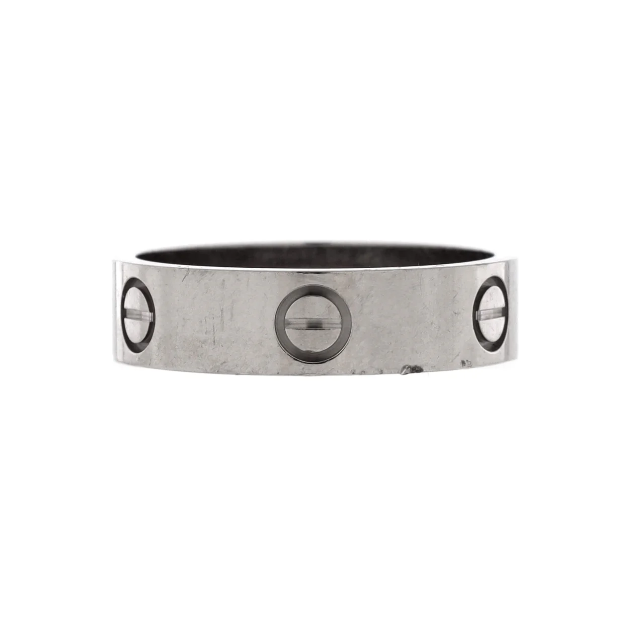 Love Band Ring 18K White Gold - Deep Luxury